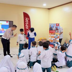 Serunya Belajar Tertib Lalu Lintas Bersama AHM di Hari Anak Nasional